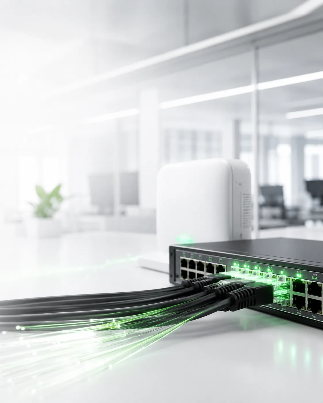 Fibra professional per a empreses amb connexió estable, fibra simètrica, IP fixa i suport tècnic