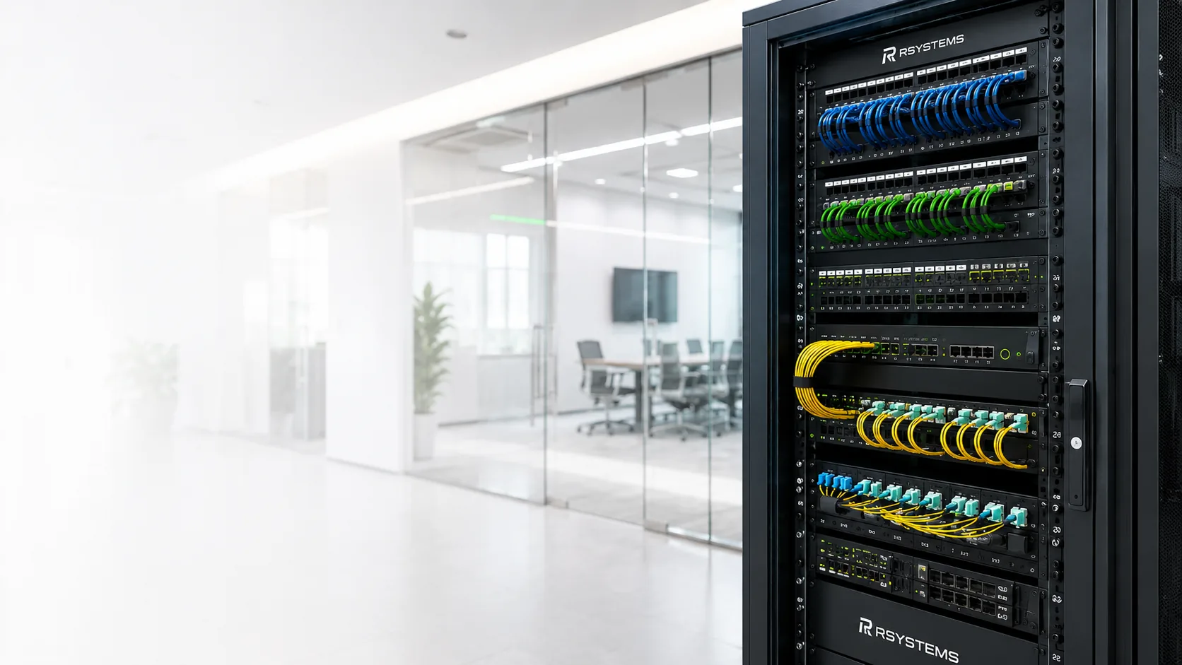 Xarxes i WiFi professionals per a empreses amb racks, cablejat estructurat, VLANs i cobertura wireless