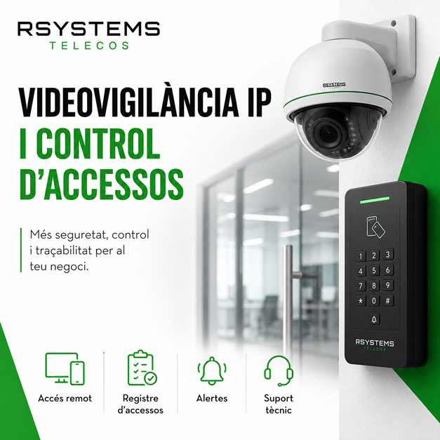 Videovigilància IP per a empreses | RSystems Telecos